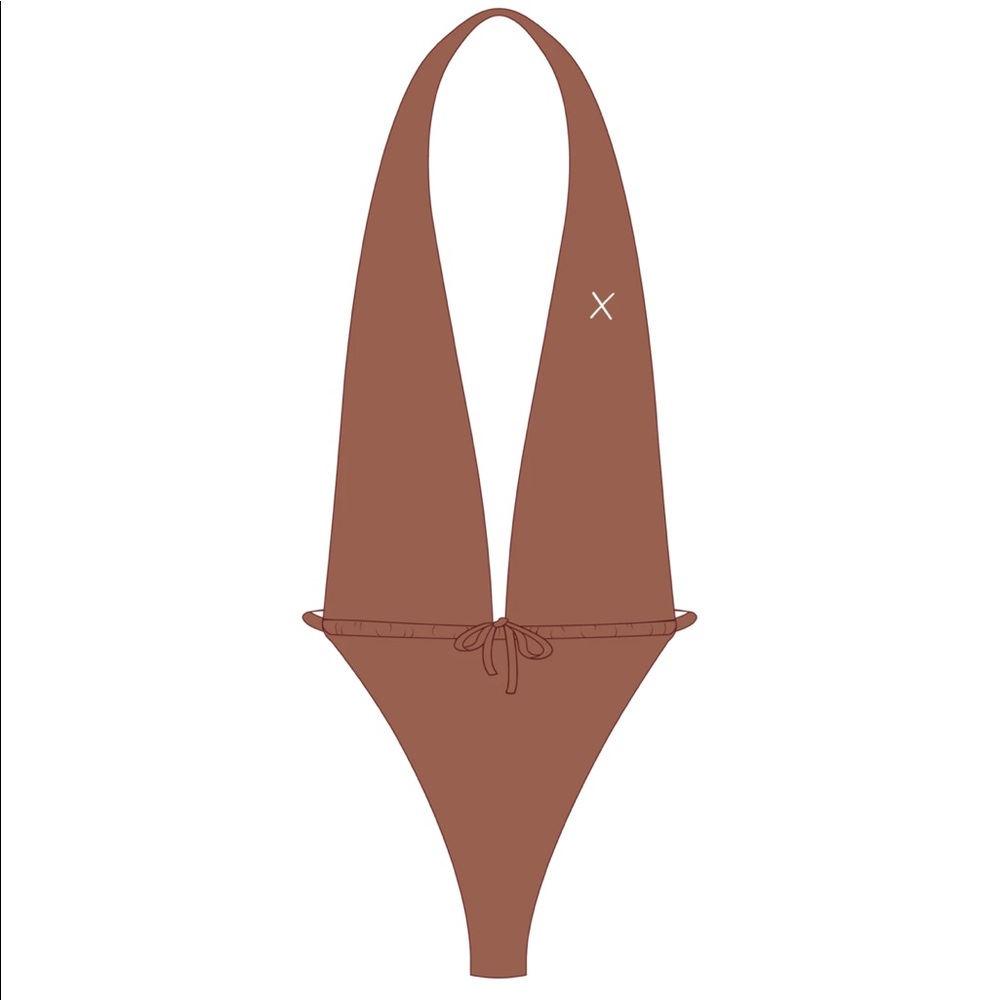 BoutineLA Cocoa Brown Off-Shore One Piece